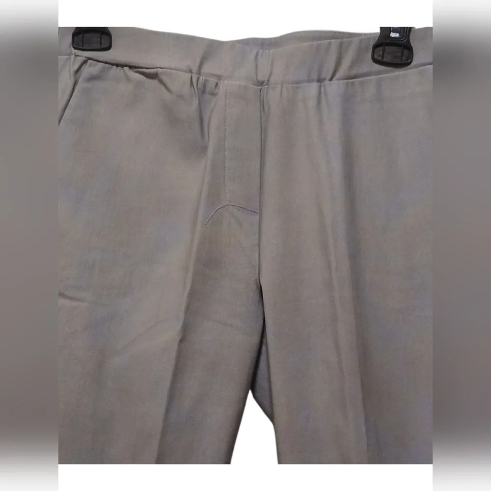 Jules & Leopold -Gray Casual Ankle Pants W/Front Pockets Elastic Waist, Size S/P - Picture 6 of 6